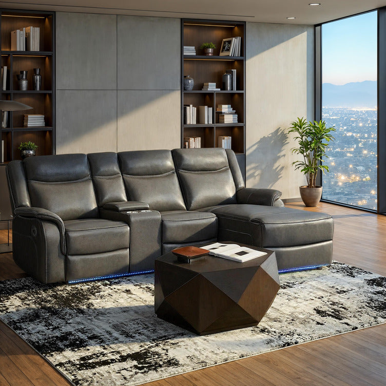 Renzo 2-Piece Reclining Sectional