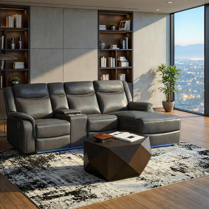 Renzo 2-Piece Reclining Sectional