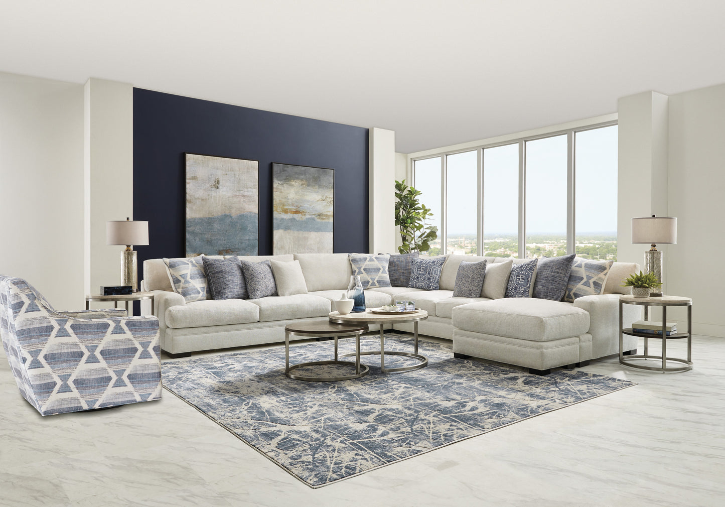 Monaco 4-Piece Sectional