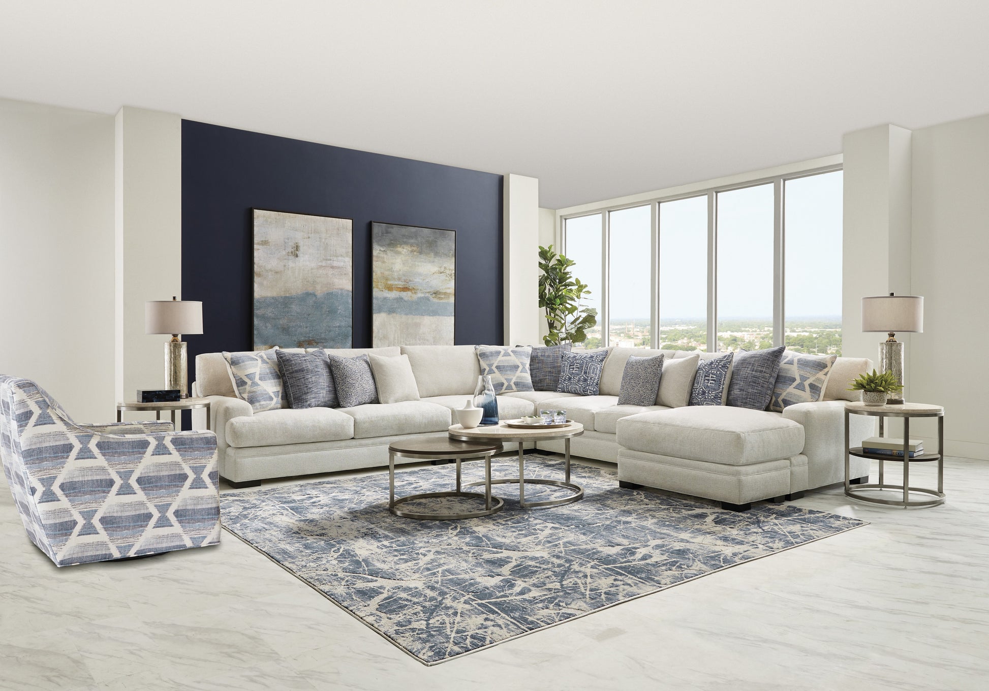 Monaco 4-Piece Sectional