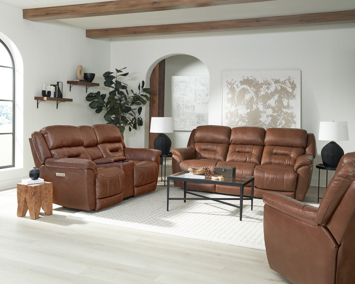 Armani Leather Power Recliner