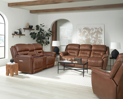 Armani Leather Power Sofa