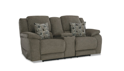 Clarence Power Reclining Console Loveseat