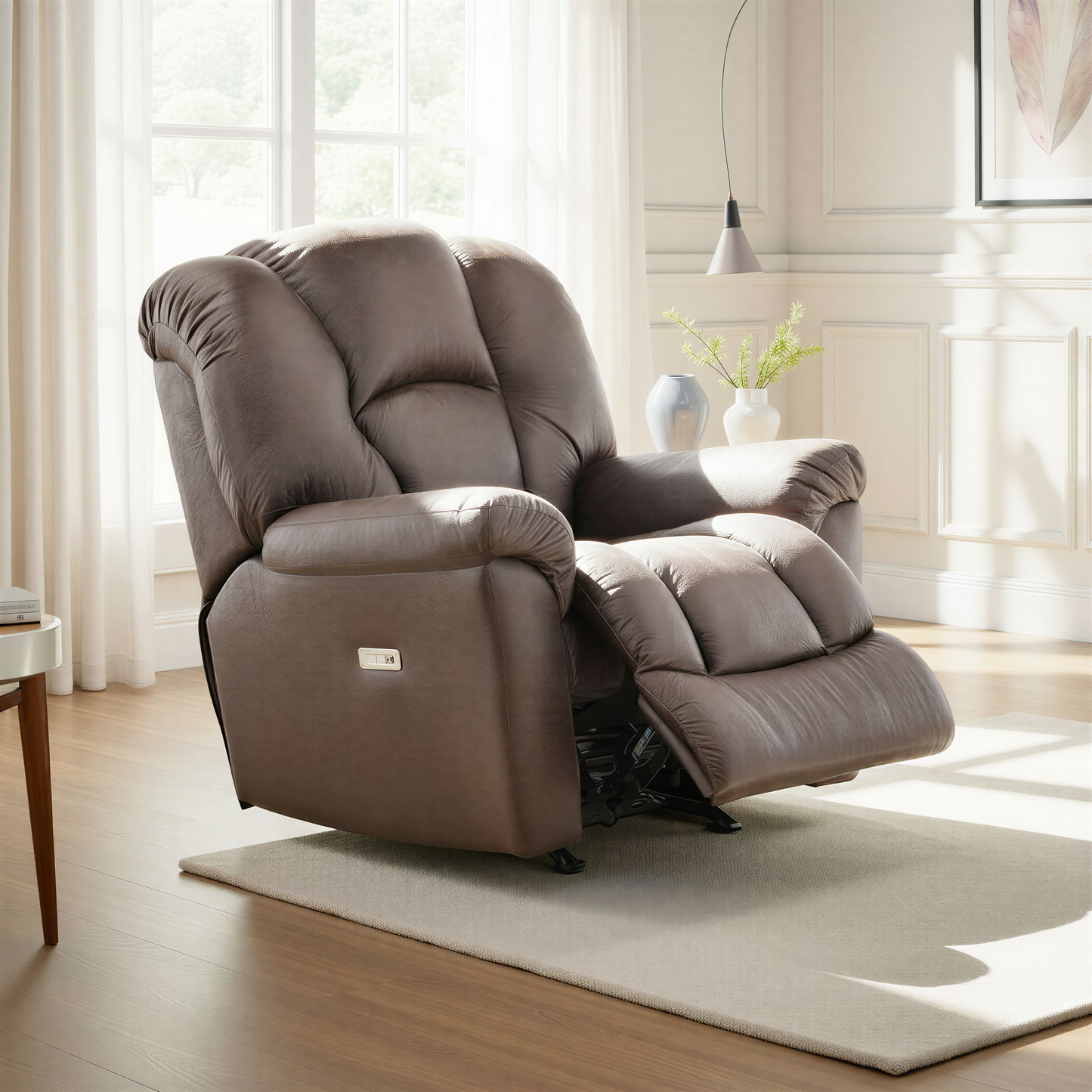 Jamie Power Rocker Recliner with Heat and Massage