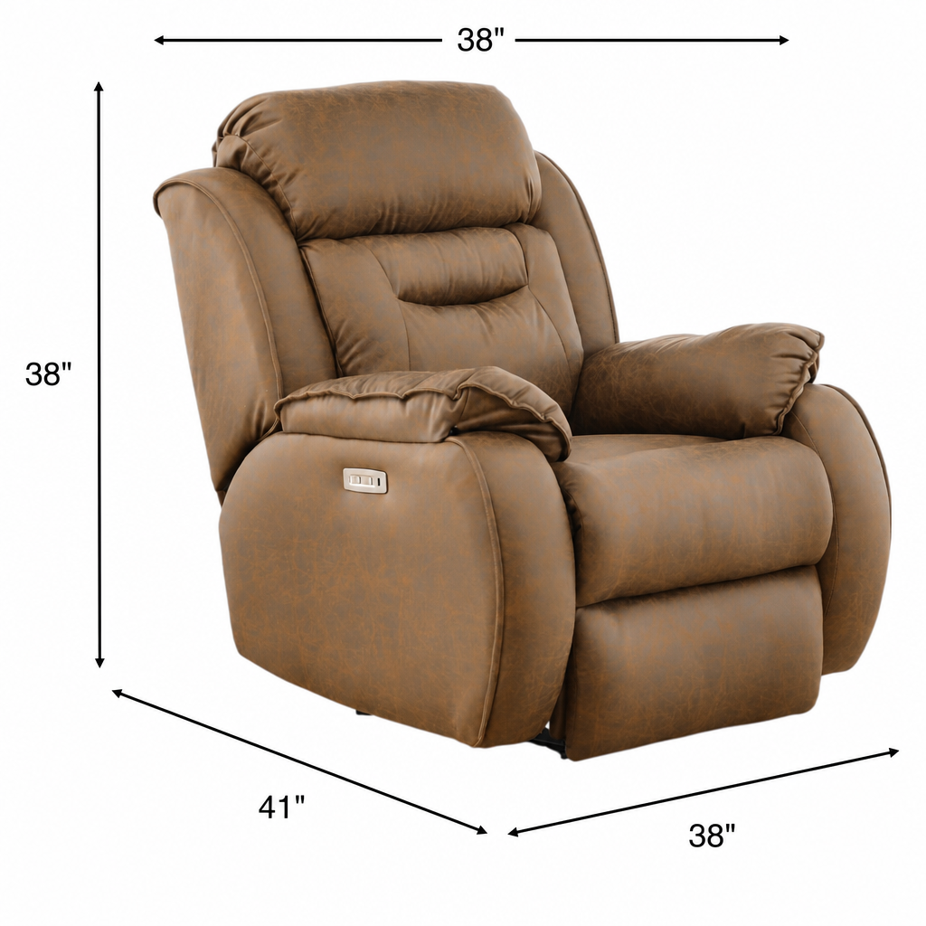 Bellevue Power Recliner w/ Power Headrest and Wall-Saver