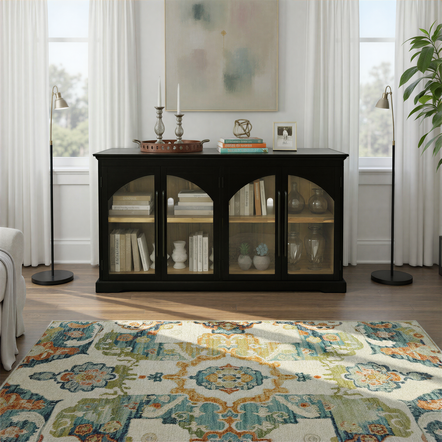 Ella Four Door Accent Cabinet