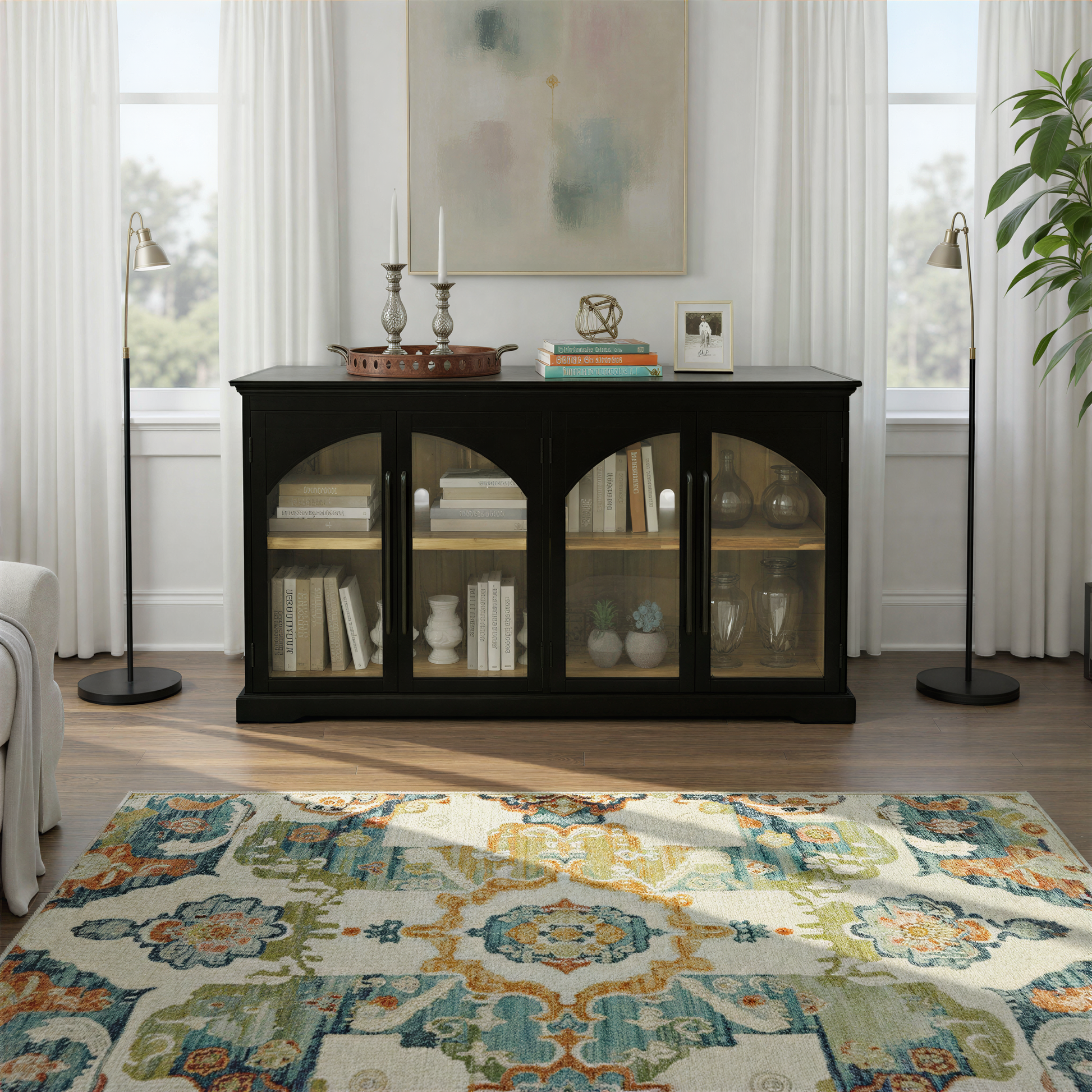 Ella Four Door Accent Cabinet