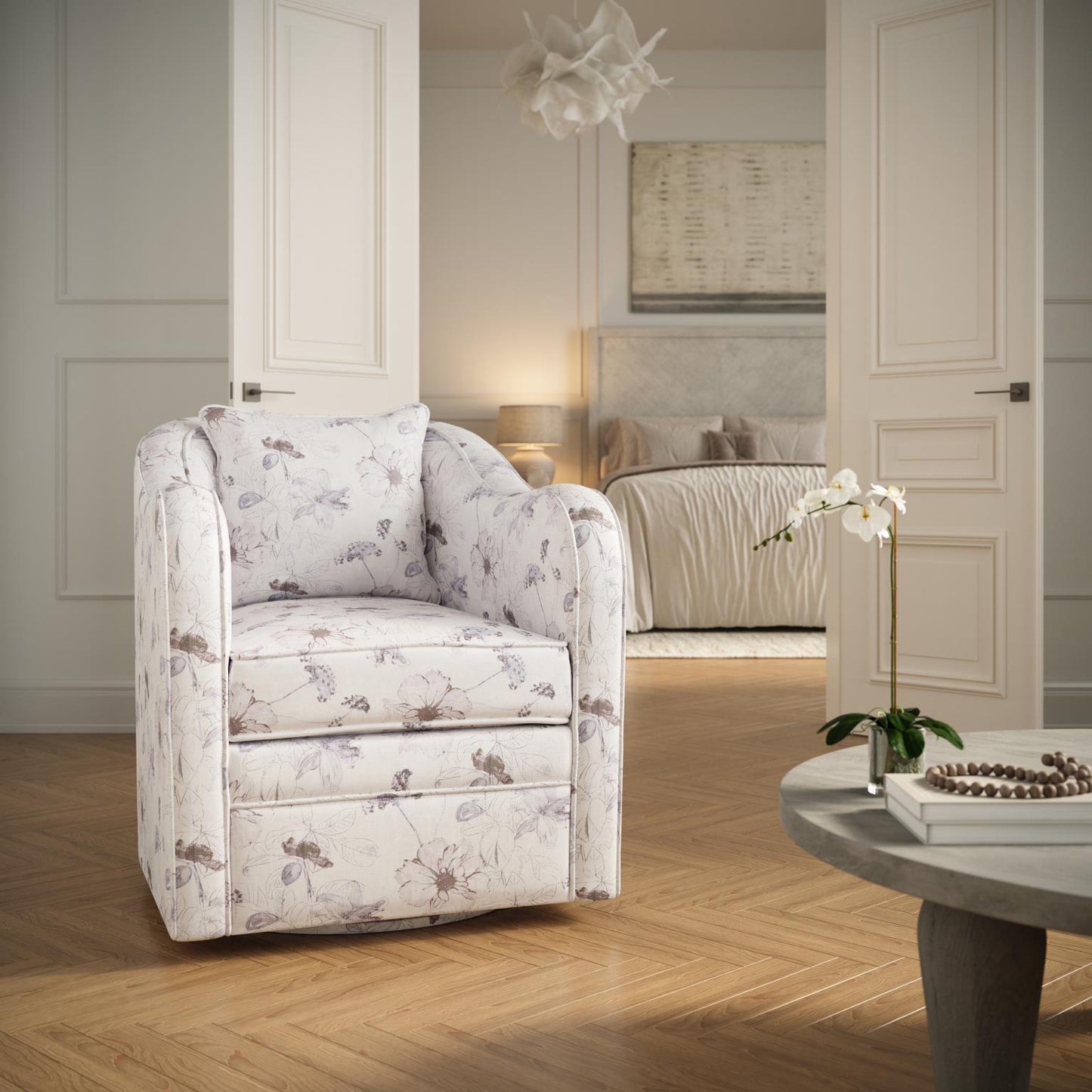 Flora Swivel Accent Chair