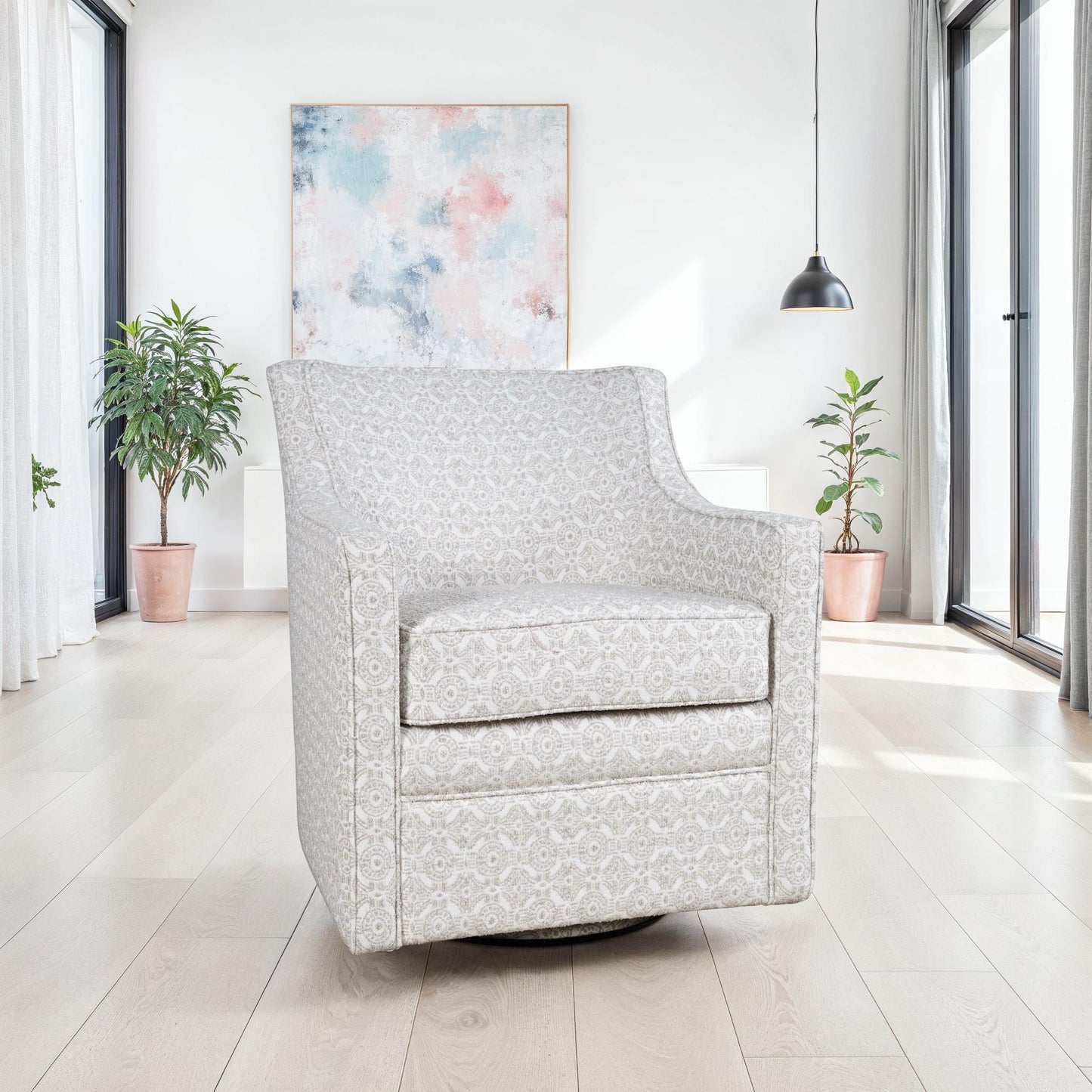 Camellia Swivel Accent Chair