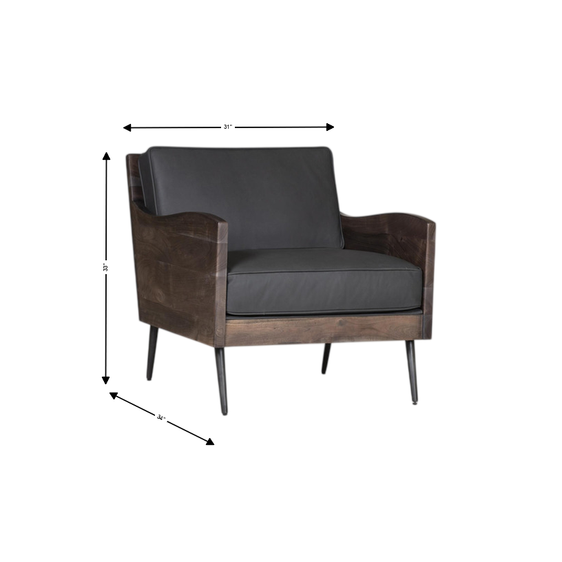 Colson Leather Accent Chair