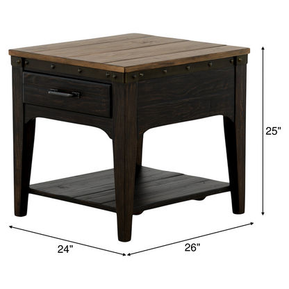 Austin Rectangular End Table