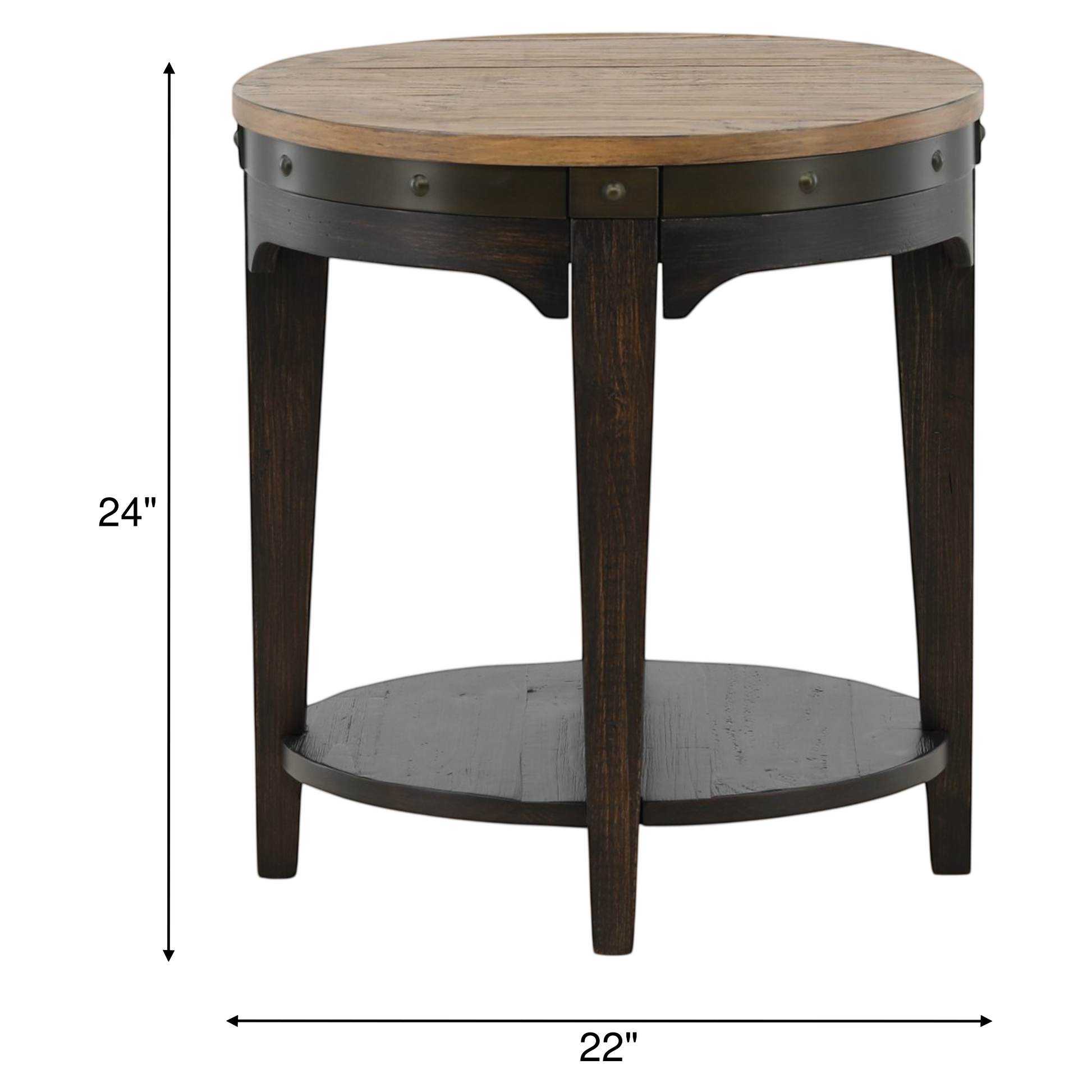 Austin Round End Table
