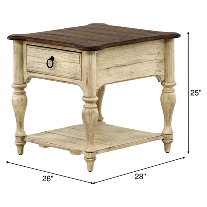 Rustic Roots End Table