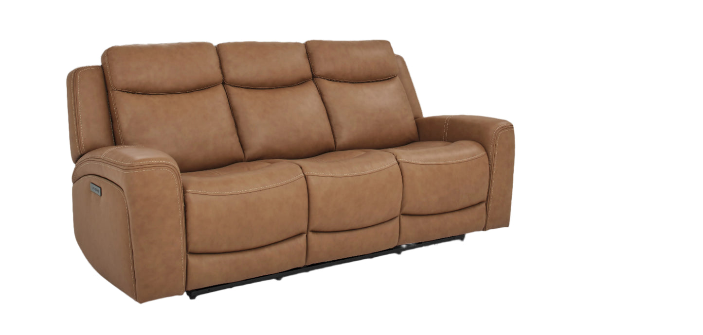 Davidson Power Reclining Leather Sofa