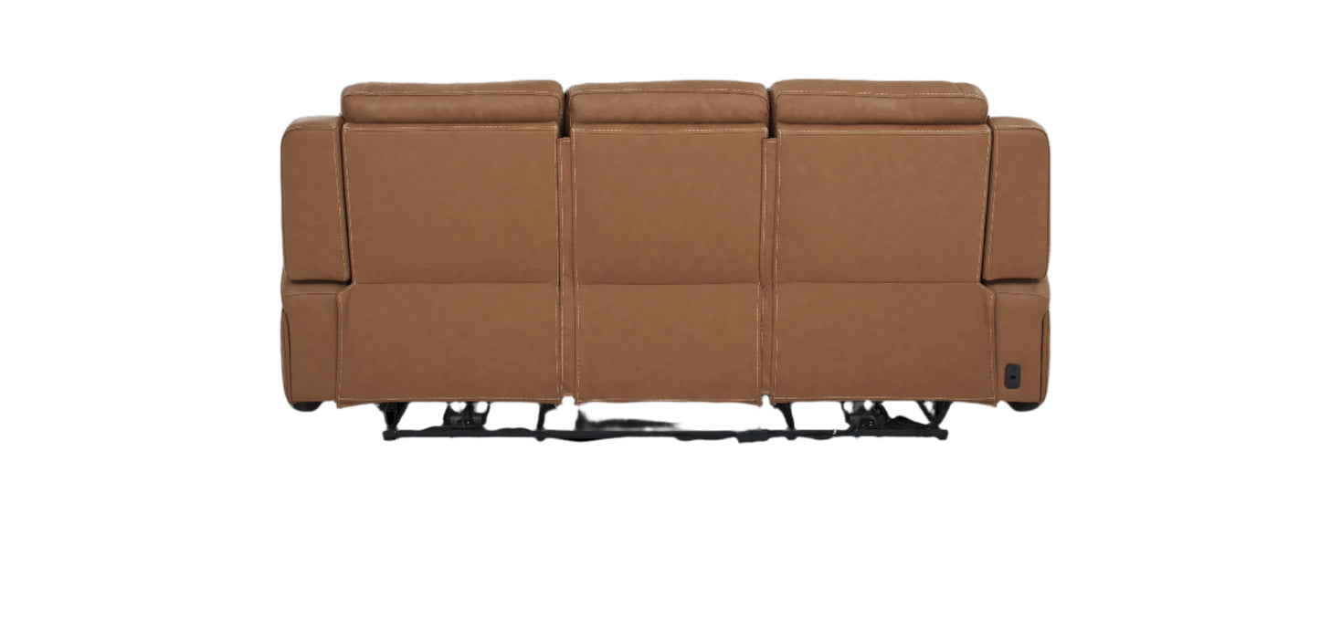 Davidson Power Reclining Leather Sofa