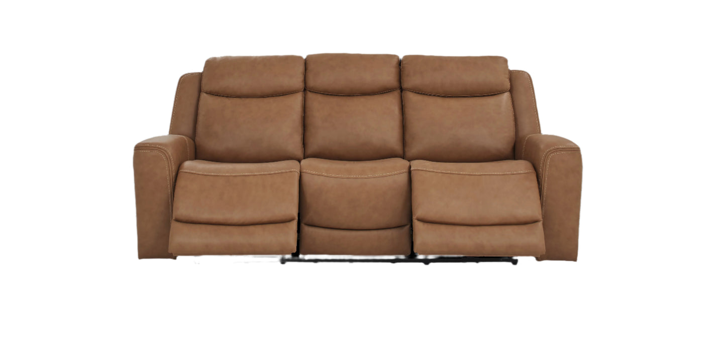 Davidson Power Reclining Leather Sofa