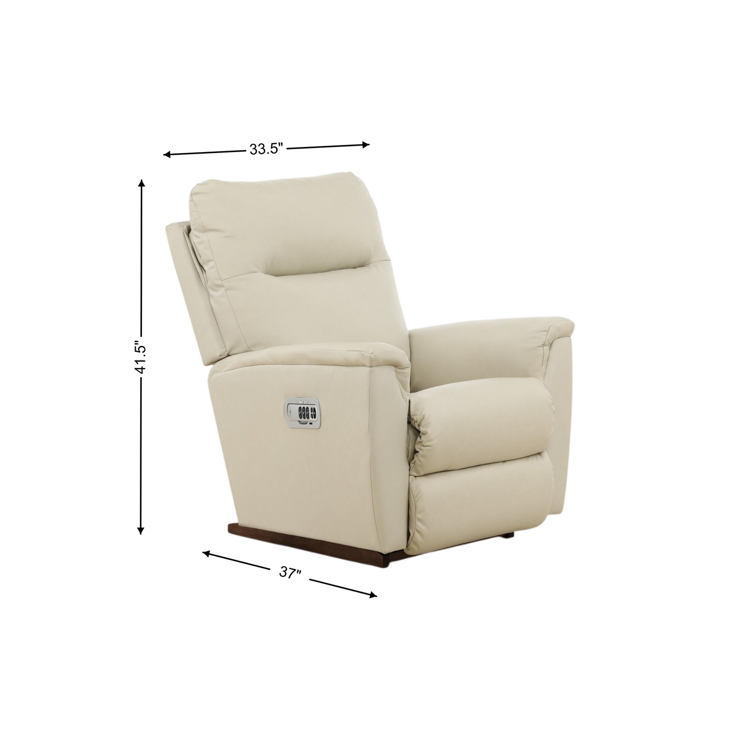 La-Z-Boy Norton Leather Power Rocker Recliner