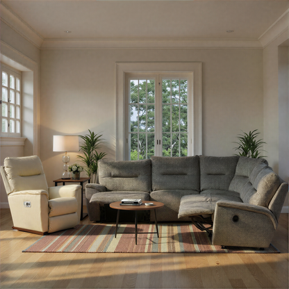 La-Z-Boy Norton Leather Power Rocker Recliner