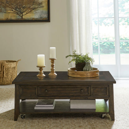 Riven Rectangular Cocktail Table