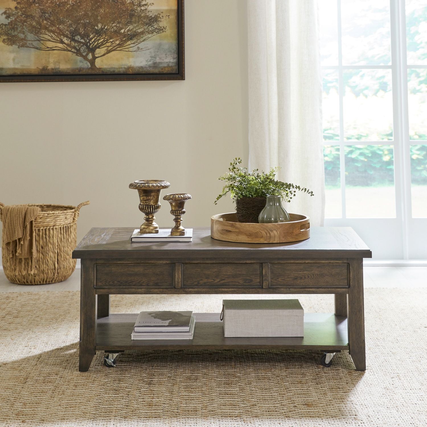 Riven Lift Top Cocktail Table