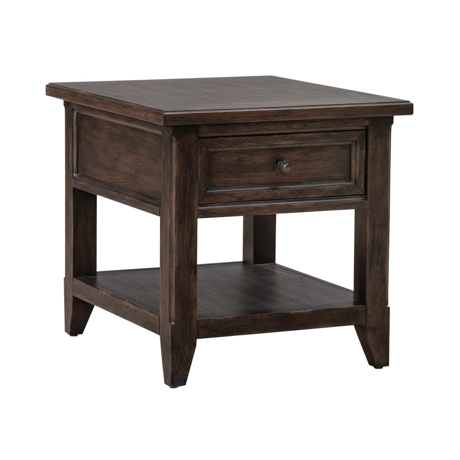 Riven Rectangular End Table