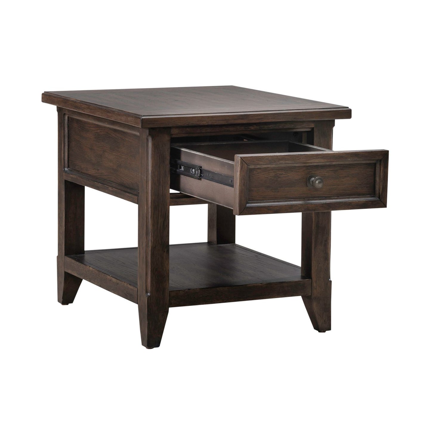 Riven Rectangular End Table