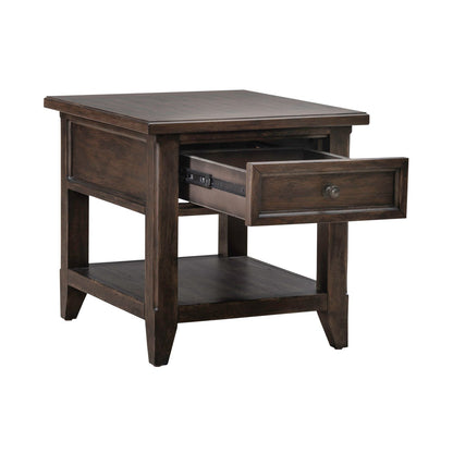 Riven Rectangular End Table