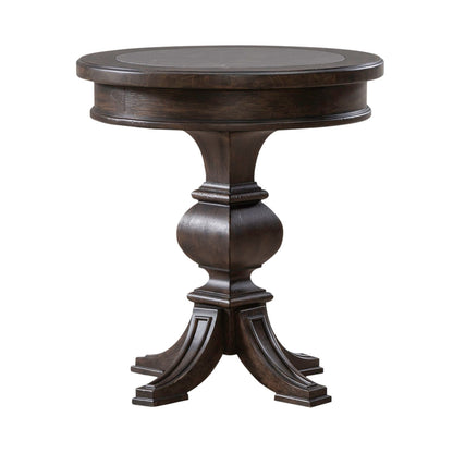Riven Round Chairside Table