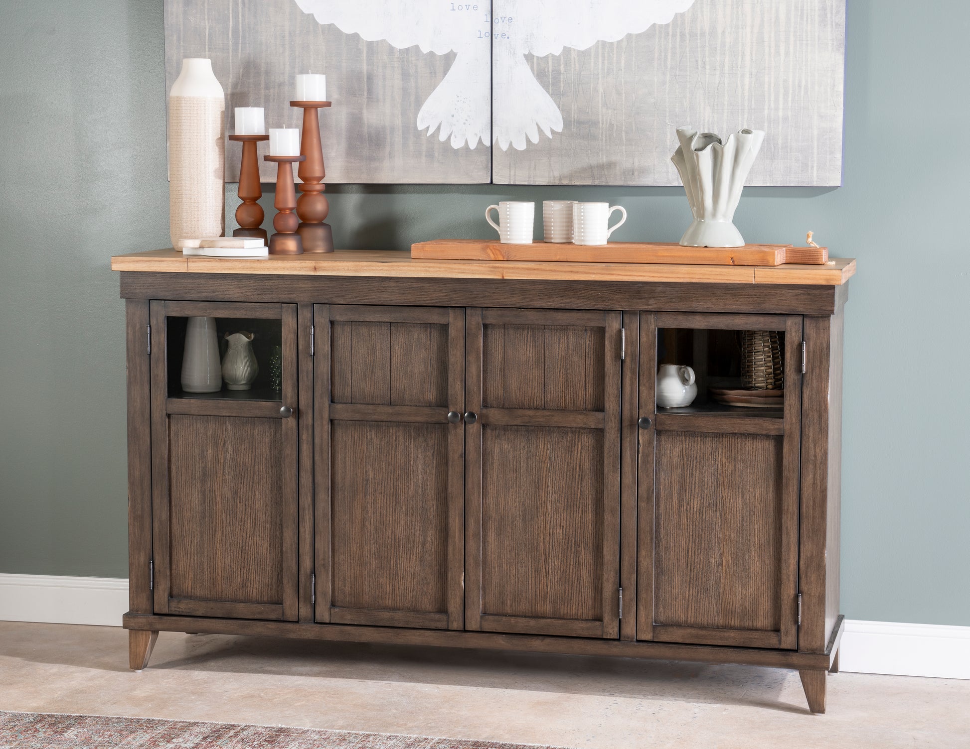 Trisha Yearwood XXX's & OOO's  Credenza