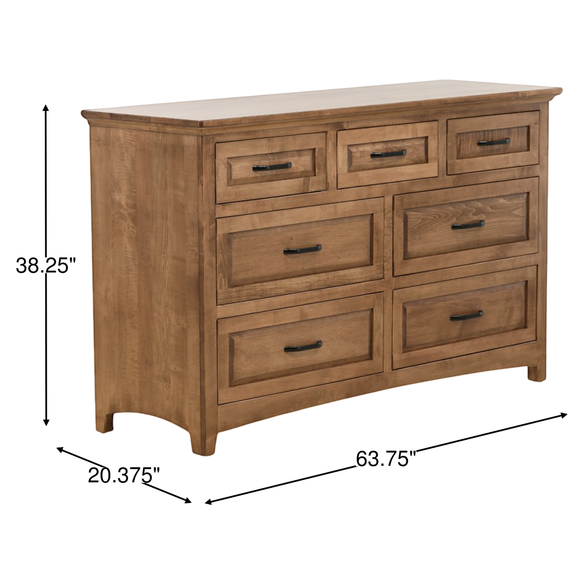 Riviera 7 Drawer Dresser