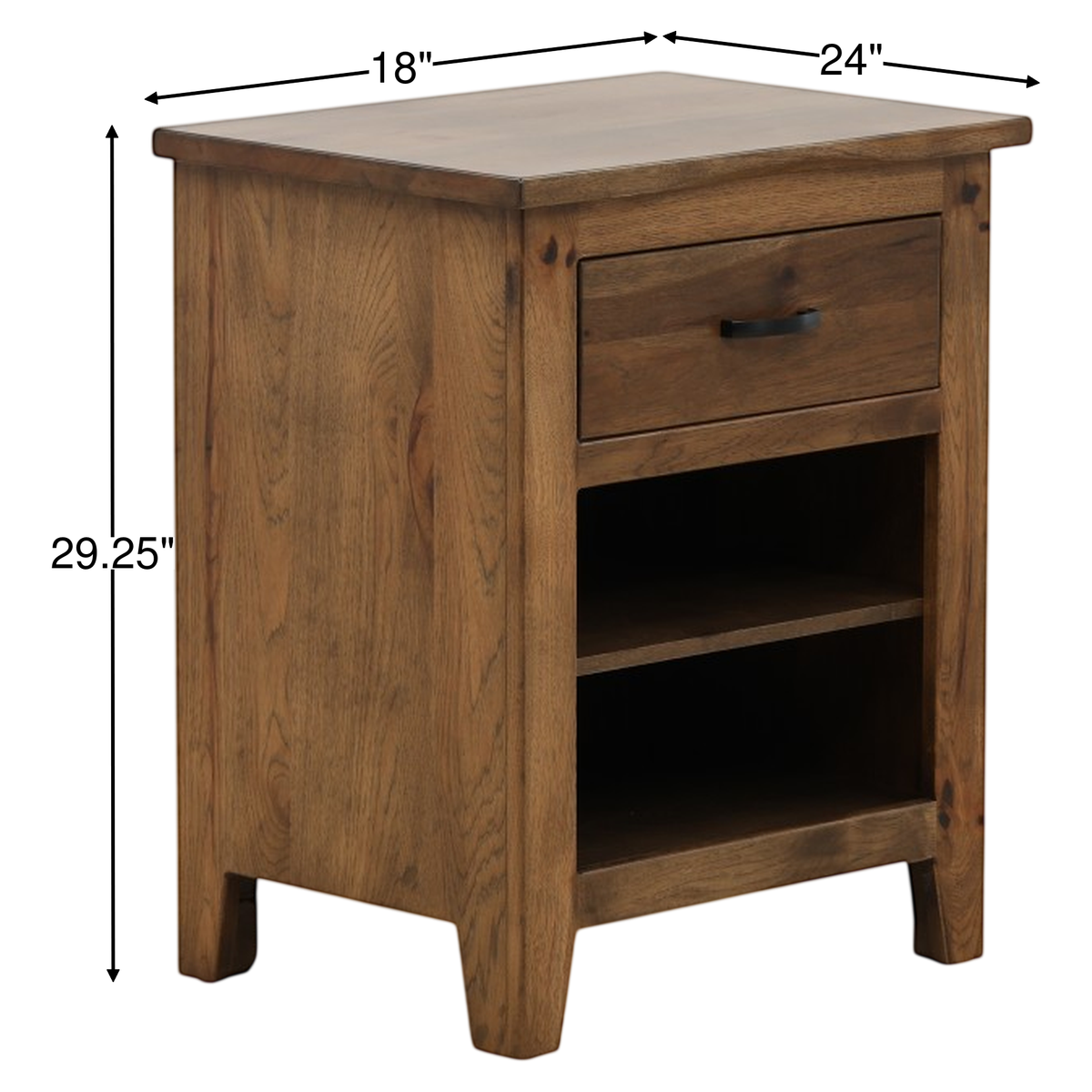 American Heritage Open Nightstand