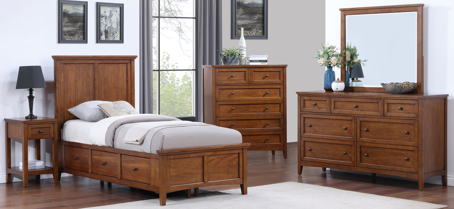 Oakley 3-Piece Twin Storage Bedroom Set