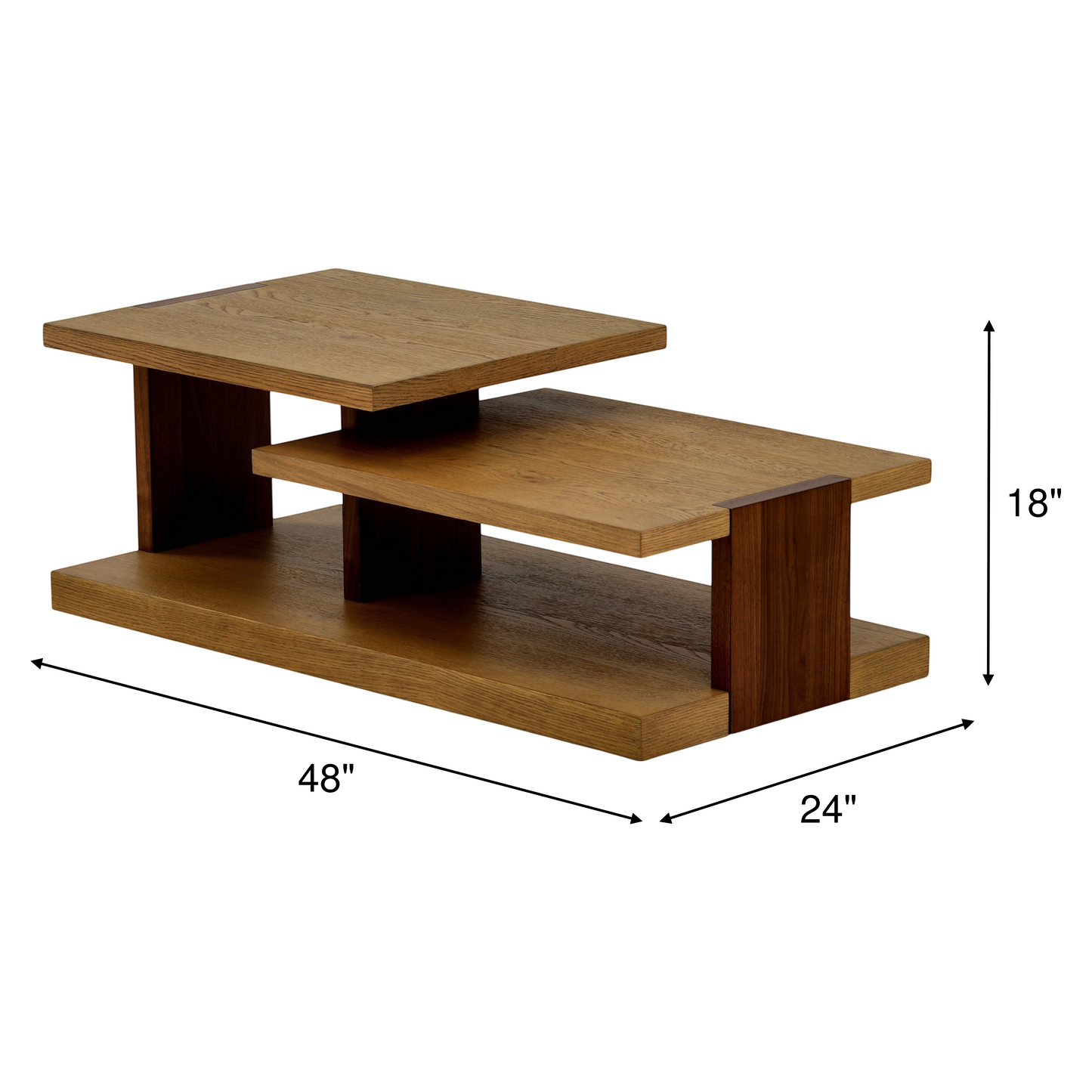 Pale Oak Cocktail Table