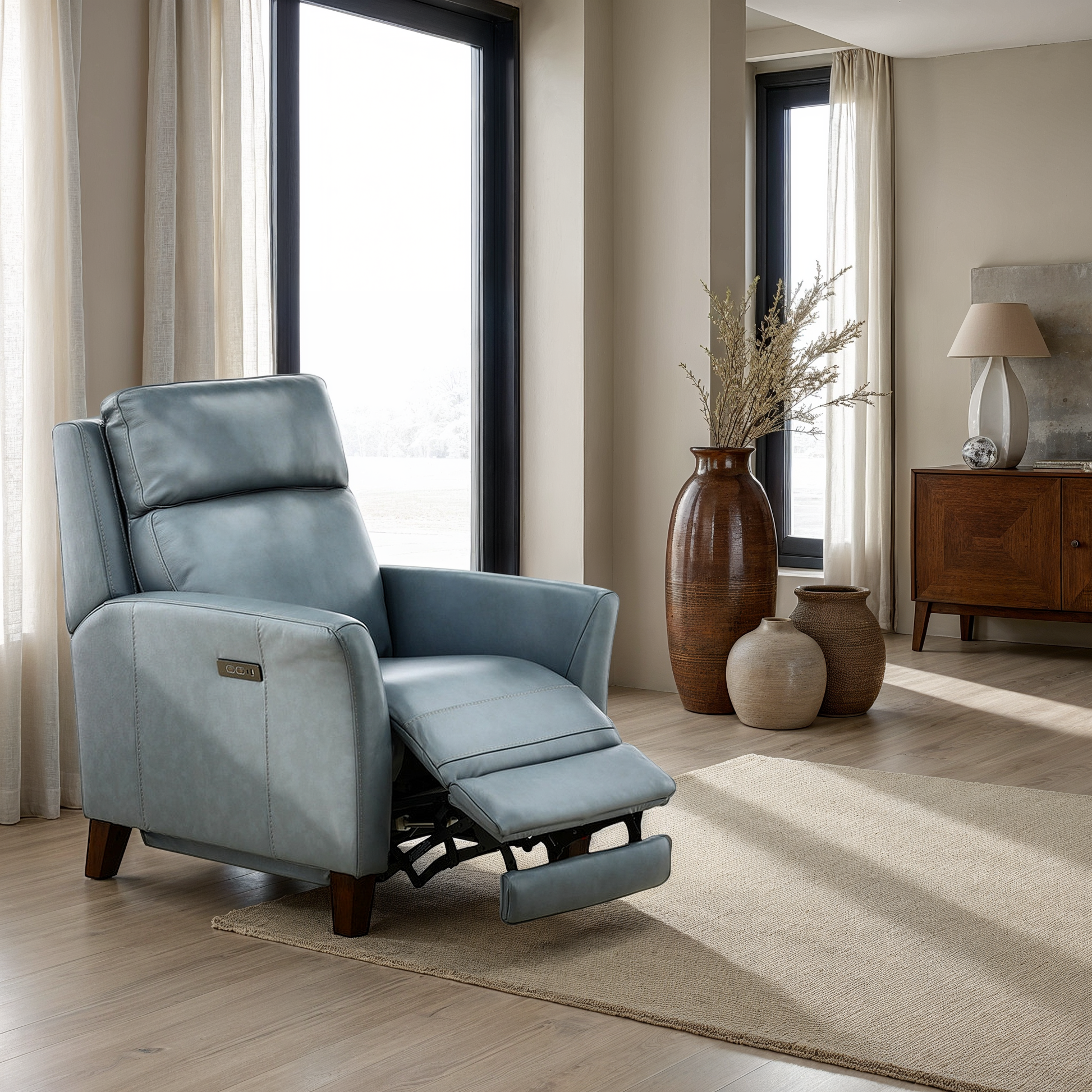 Gibson Leather Power Hi-Leg ZeroGravity Recliner