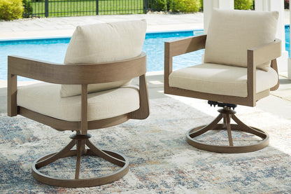 Serene Bay Outdoor Swivel Dining Chair