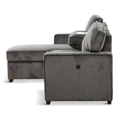 Amir 2-Piece Sectional With Sofa Bed