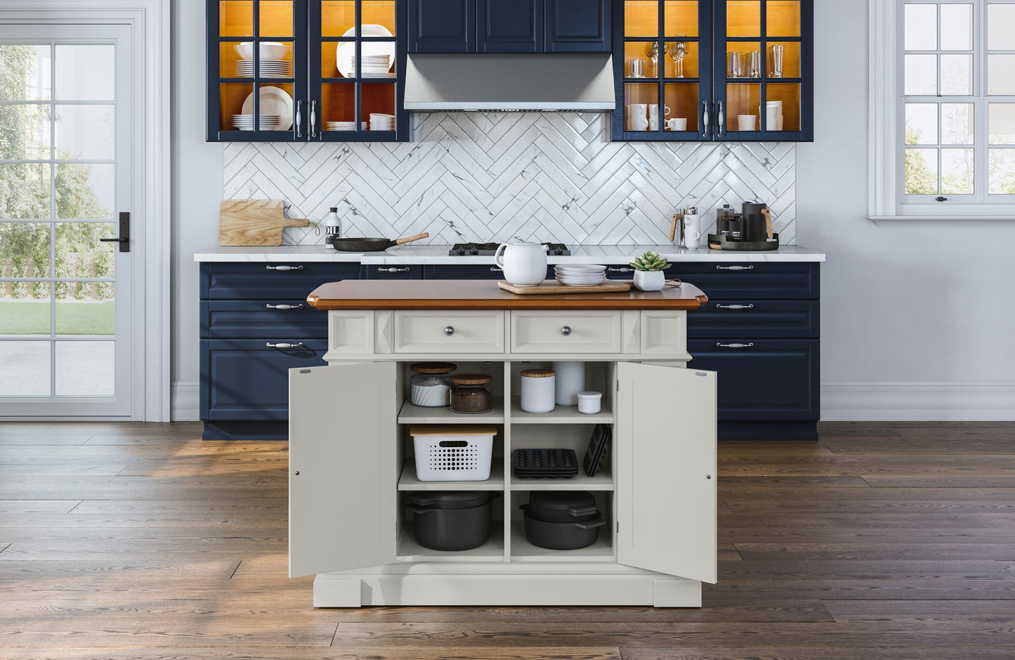 Americana Kitchen Island