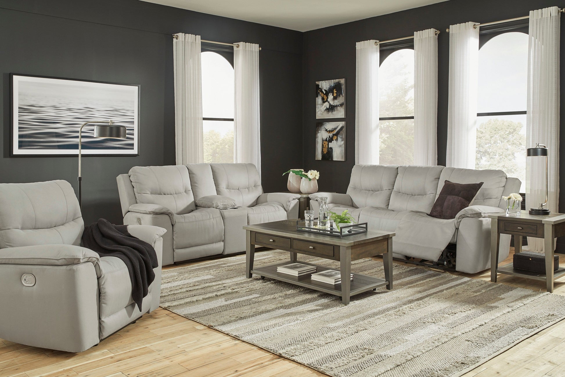 PWR REC LOVESEAT/CON/ADJ HDRST