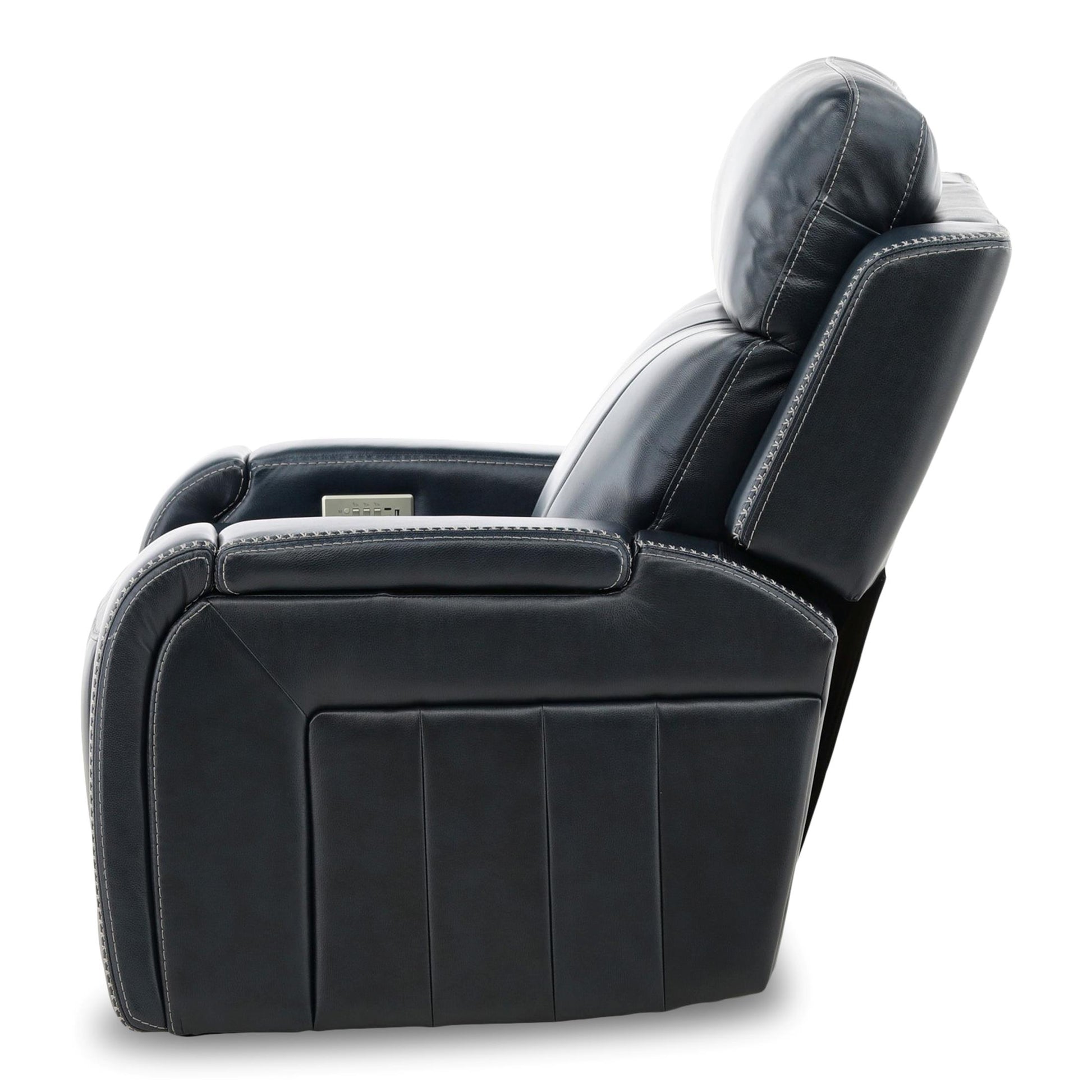 Hampton Leather Home Theater Power Recliner