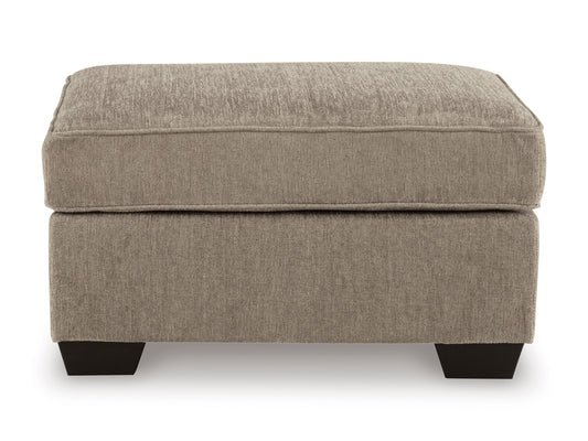 Olten oversized accent ottoman Mocha