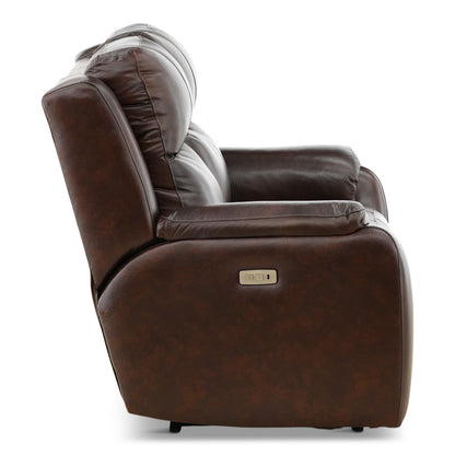 Waylon Leather Power Reclining Loveseat