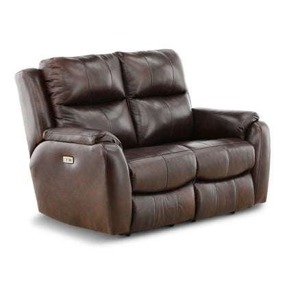 Waylon Leather Power Reclining Loveseat