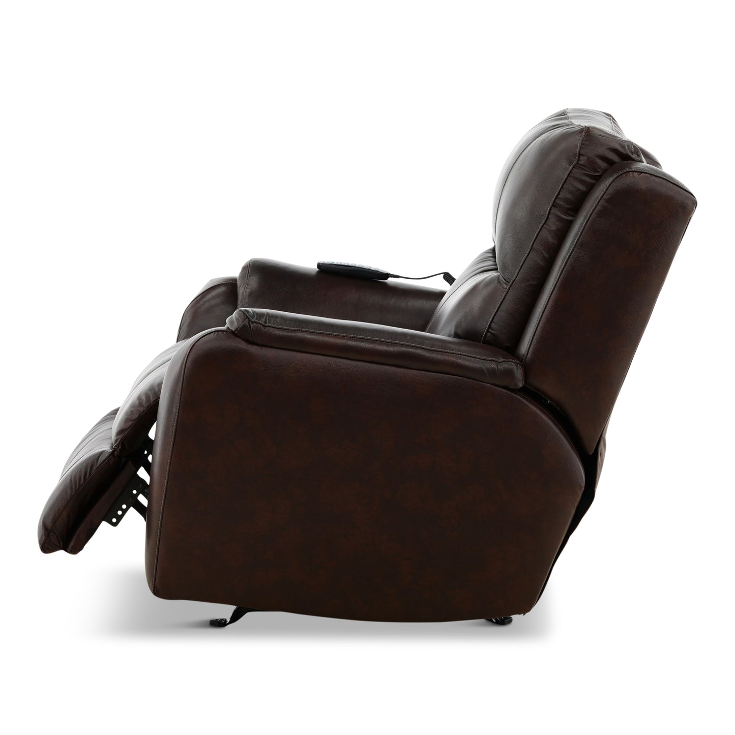 Waylon Leather Power Rocker Recliner