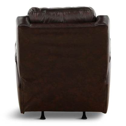 Waylon Leather Power Rocker Recliner