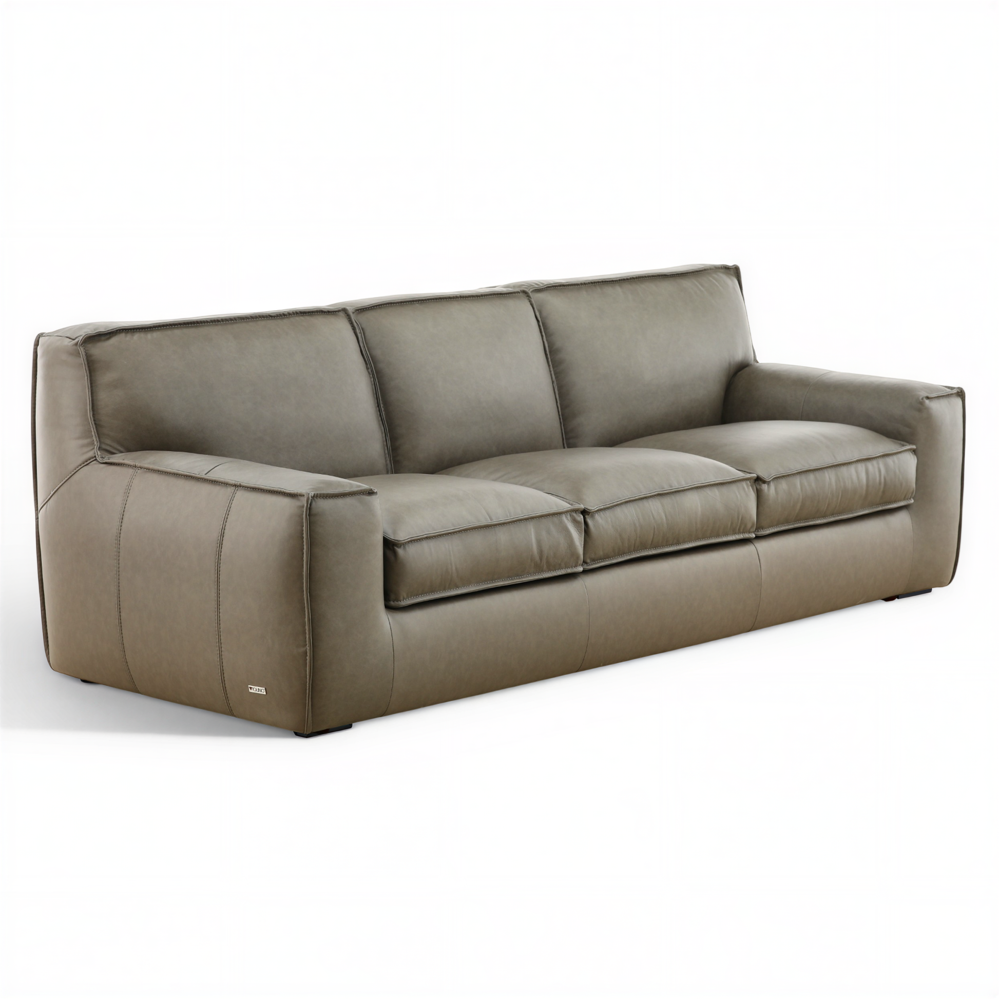 Cohen Leather 3-Seat Sofa