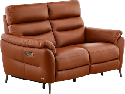 Underwood Leather Power Reclining Loveseat