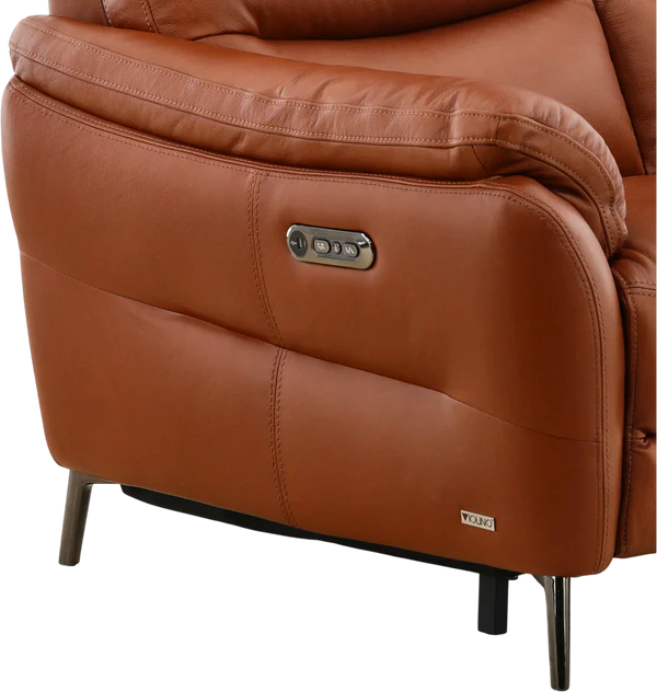 Underwood Leather Power Reclining Loveseat