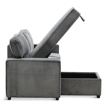 Amir 2-Piece Sectional With Sofa Bed