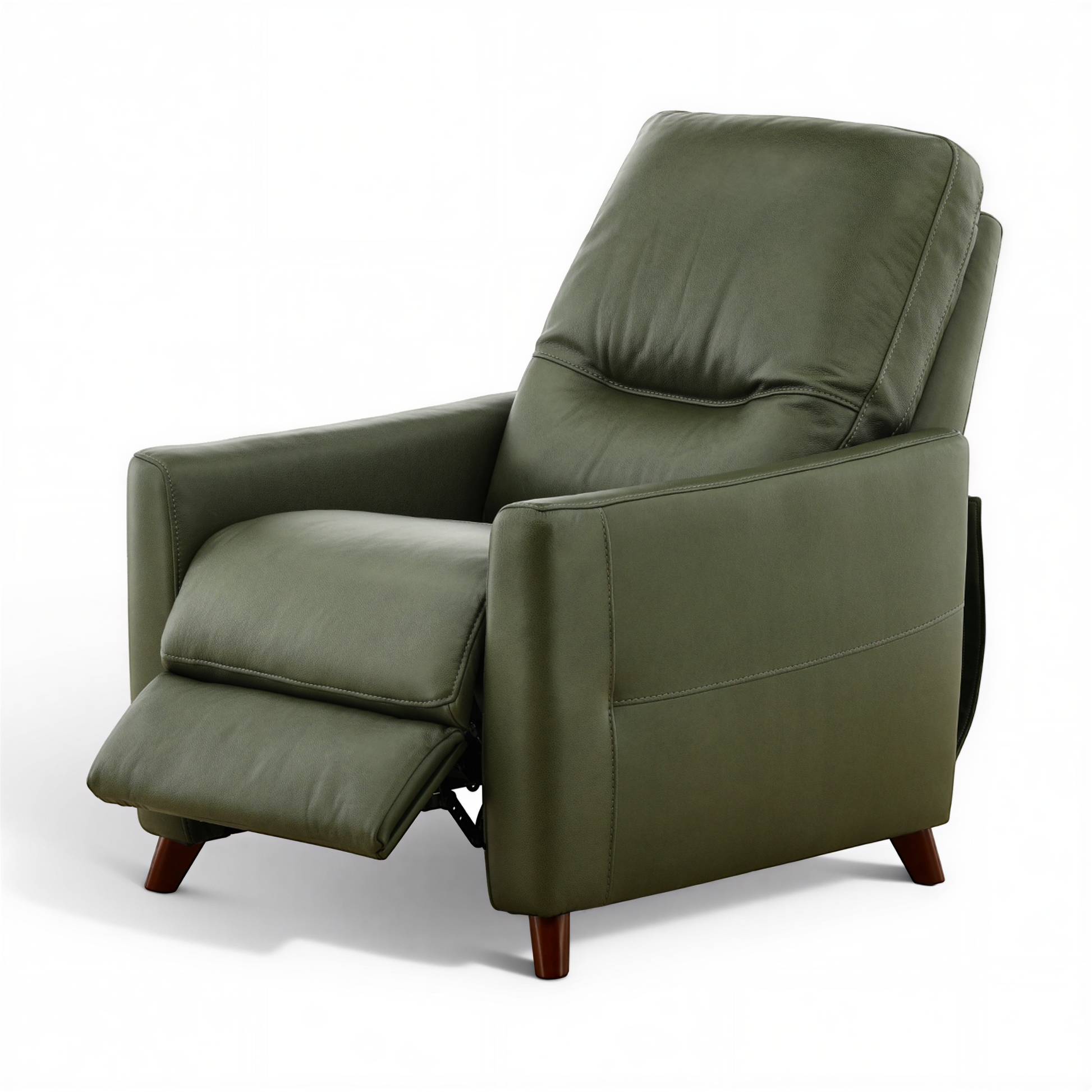 Winthrop Leather Pushback Recliner