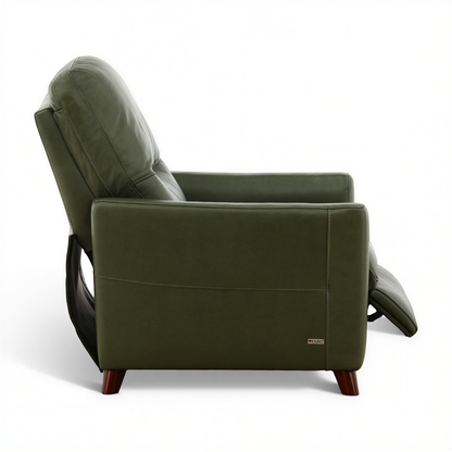 Winthrop Leather Pushback Recliner